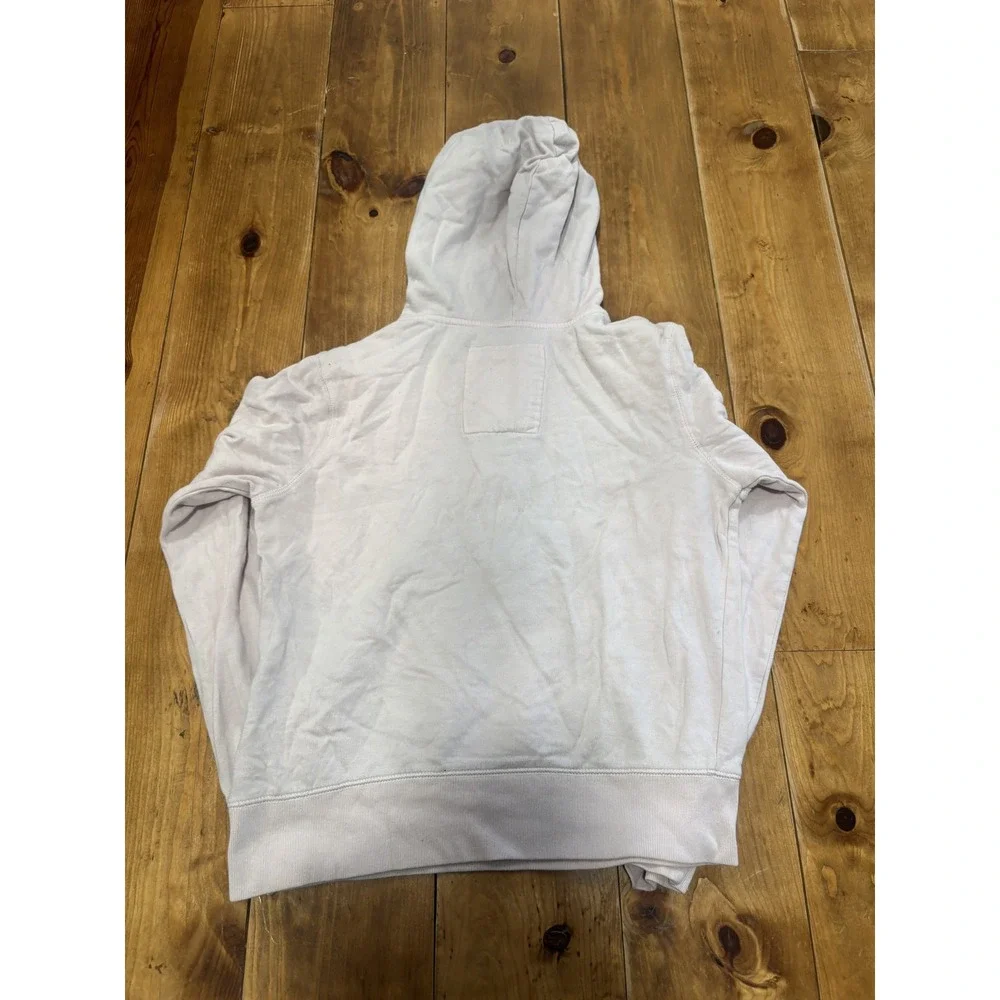 Aeropostale Women's Pink 1/4 Zip Hoodie Sweatshirt Size Large Embroidered Logo